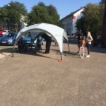 Der Pavilion der Polizei